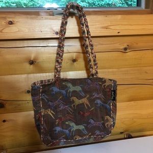 Unique Sweet Bunch colorful horse bag